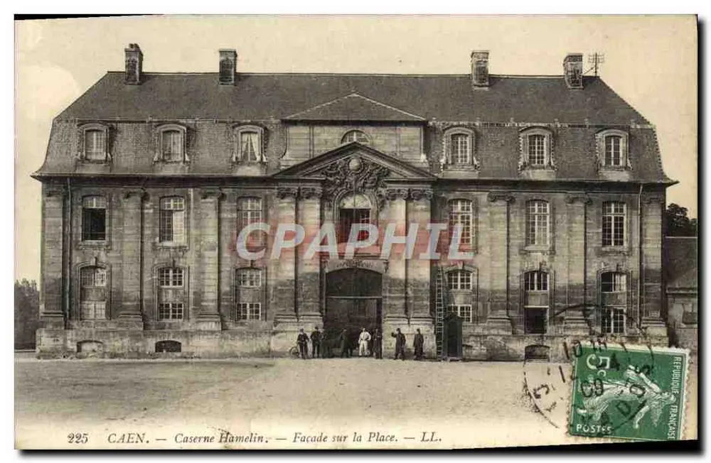 CAEN — Kasernen Hamelin — Fassade auf dem Platz — LL. — Nr. 225 - Vorderseite