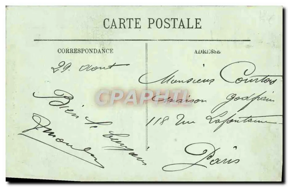 Caen — Das Schloss — Tor der Rettung — LL. — Verlag LL, Nr. 83 - Rückseite