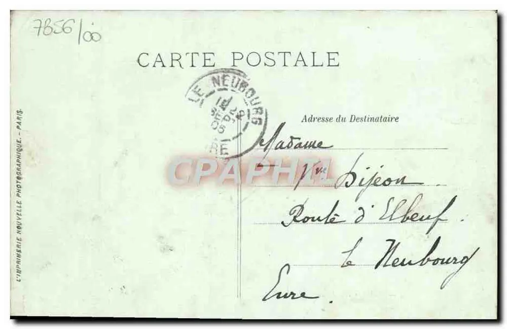 CAEN — Visão do Castelo — LL. — Editor LL. — N° 58 - Verso