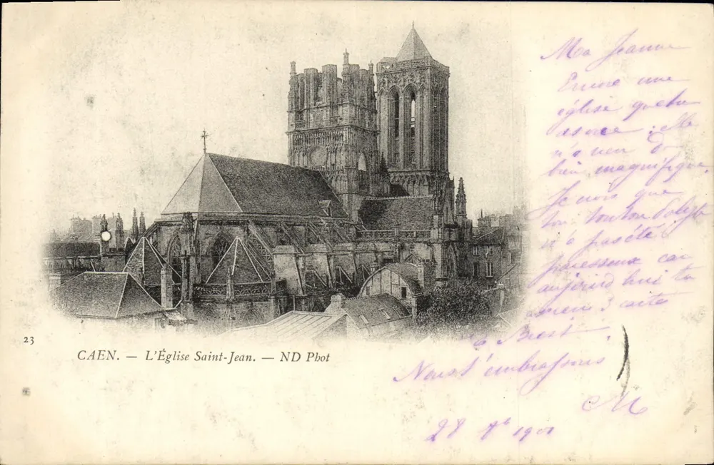 CAEN — A Igreja de São João — ND Pbot - Frente