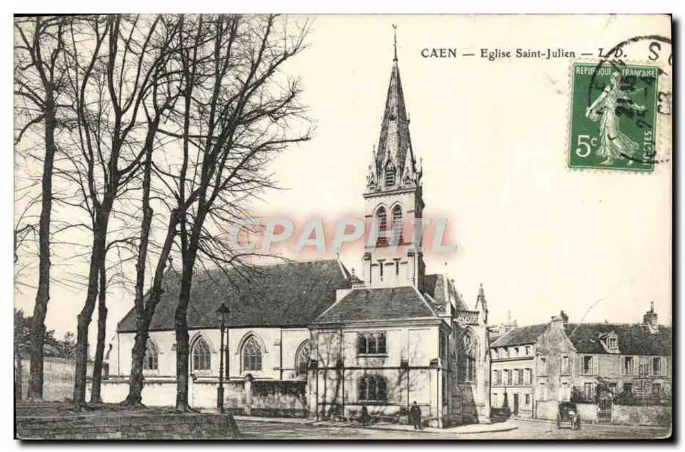 CAEN — Igreja de São Julião — L.P.B. - Frente