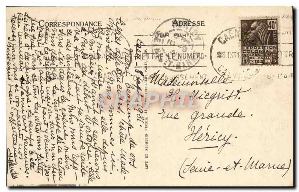 Caen — Katedra Świętego Piotra — Front — LL. — N° 86 - Rewers