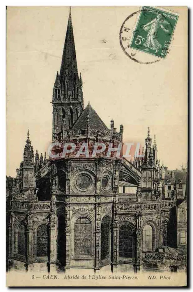 Caen — Abside de l'Église Saint-Pierre — ND. Phot. - Frente