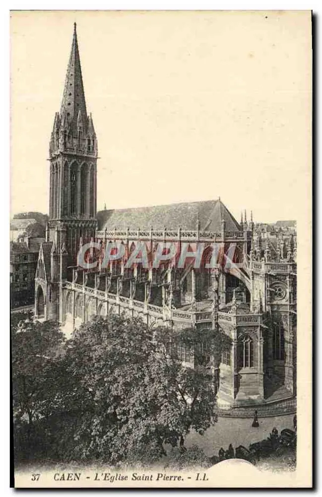 Caen - A Igreja de São Pedro - I.L. - n°37 - Frente