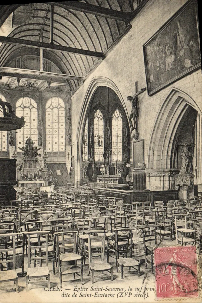 Caen — Kirche Saint-Sauveur, die Hauptnave (16. Jahrhundert) - Vorderseite