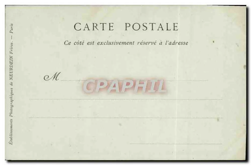 CAEN — Ehemaliges Hotel de Valois — Collections ND Phot - Rückseite