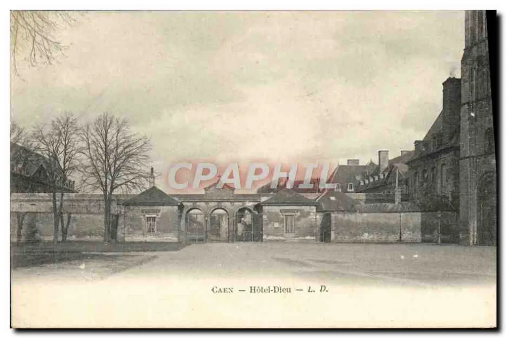 Caen — Hôtel-Dieu — L. D. - Frente