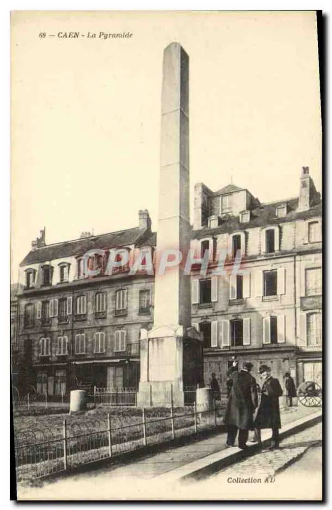 CAEN - A Pirâmide — Monumento comemorativo — Coleção AD - Frente