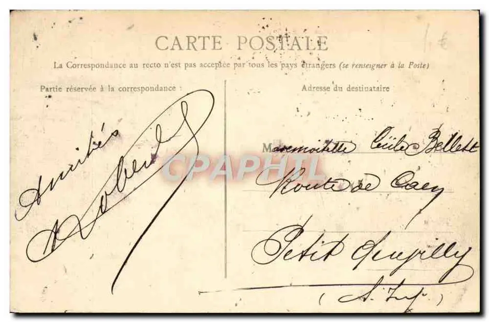 CAEN — La Place Saint-Sauveur — L. D. - Verso