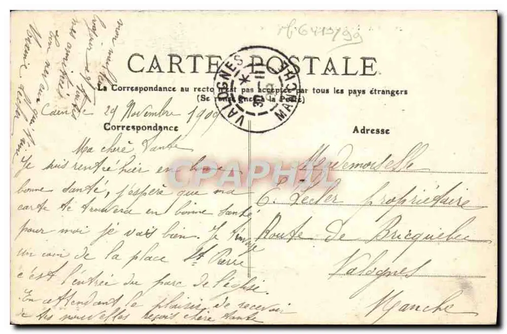 Caen - Square e Praça de São Pedro — Edição P. R. — n°26 - Verso