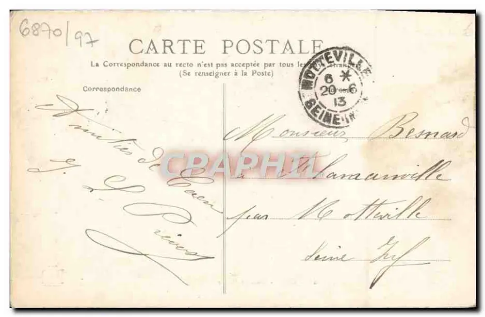 CAEN - Praça São Pedro — vista urbana — editor P.R. n°27 - Verso