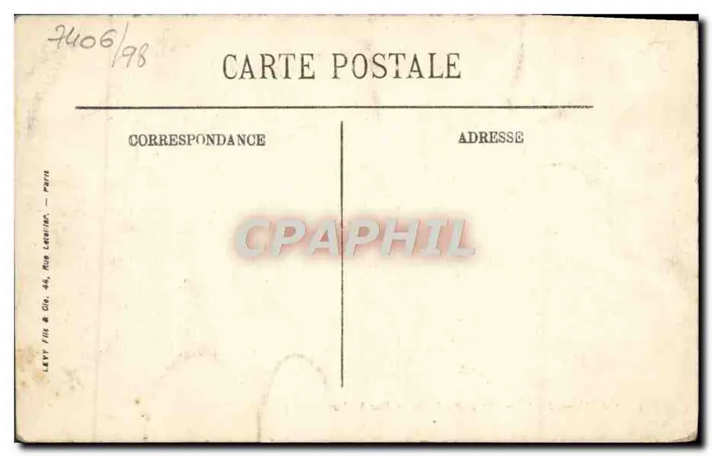 Caen — Place Alexandre III und Rue St-Jean — LL. n°204 - Rückseite