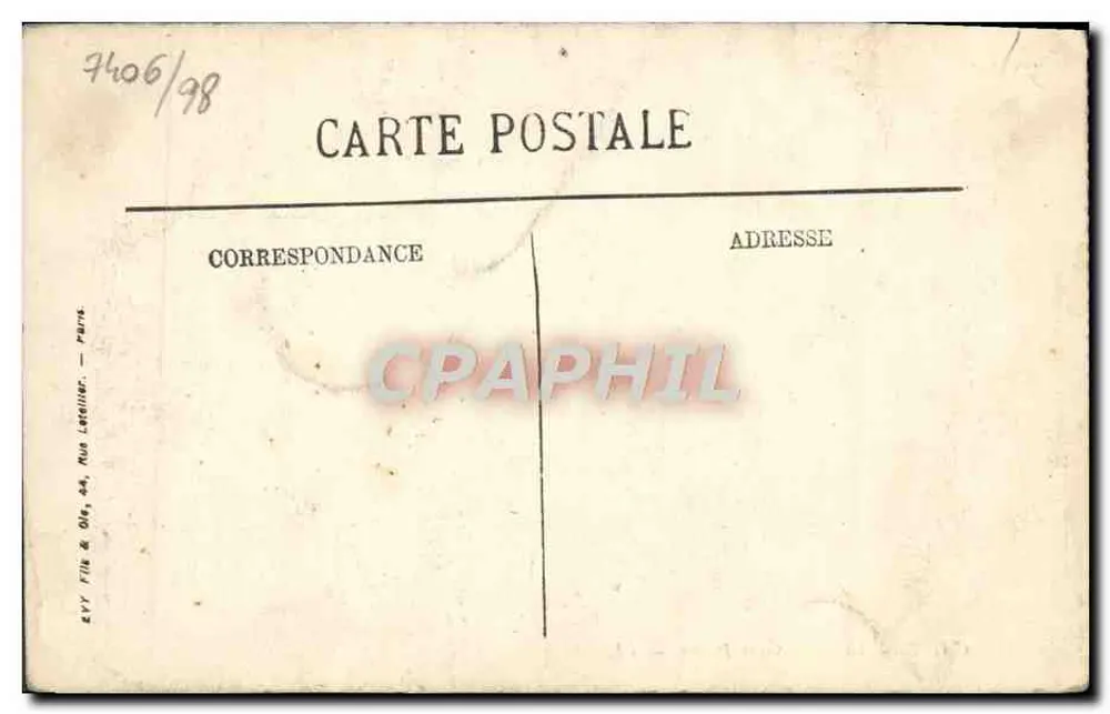 Caen — A Praça São Pedro — LL. n°206 - Verso