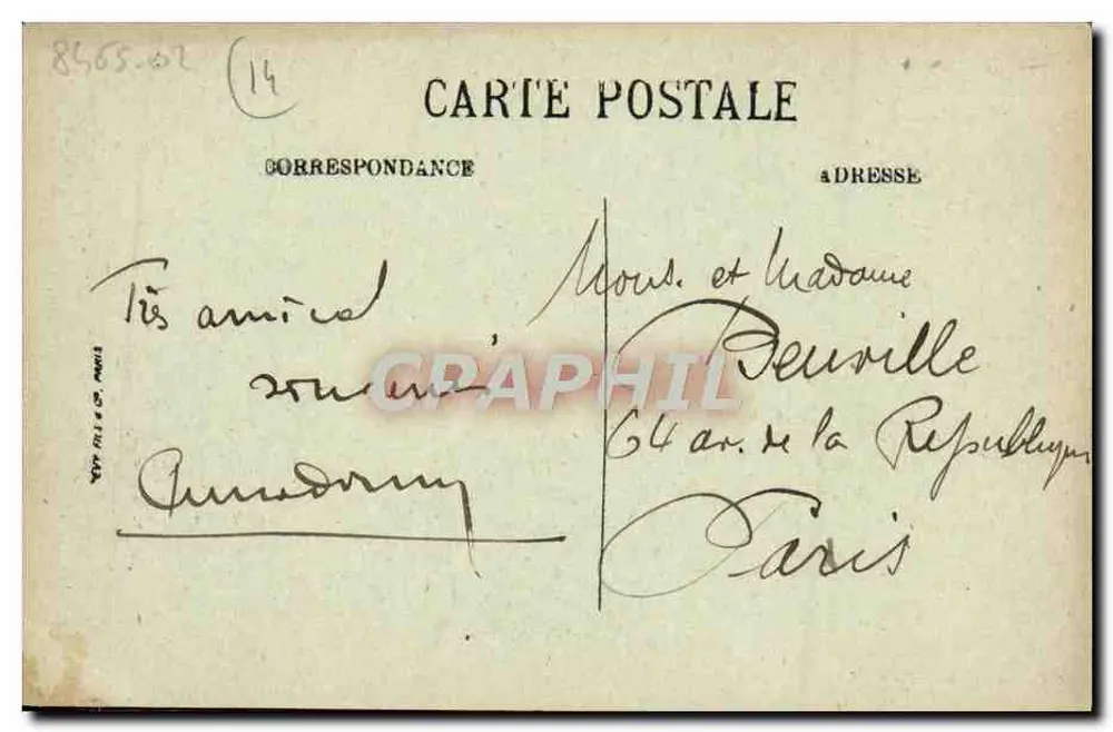 Caen — O Porto — LL. — N°69 - Verso