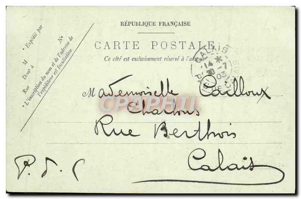 Caen — O Porto — LL. — Editor LL, n° 56 - Verso