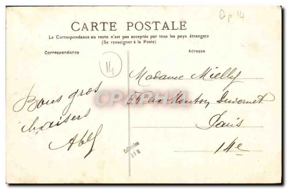CAEN - Der Hafen und der Schleusen des Grand Bassin — M. C. F. L., Issy - Seine, n°64 - Rückseite