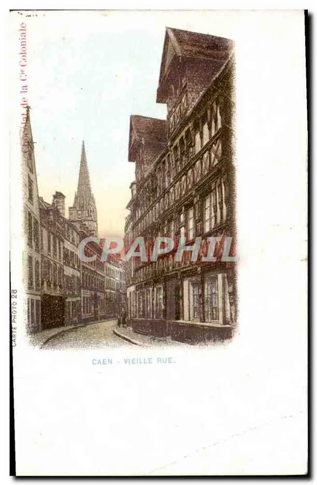 Caen - Rua Velha — editor Carte Photo 28 - Frente