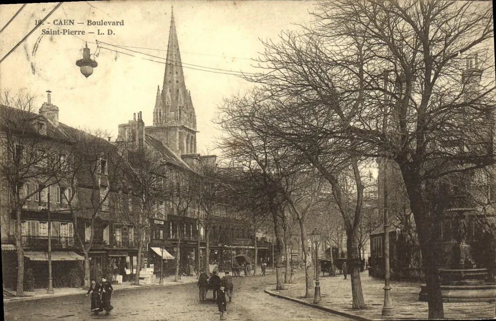 CAEN — Boulevard Saint-Pierre — L. D. - Frente