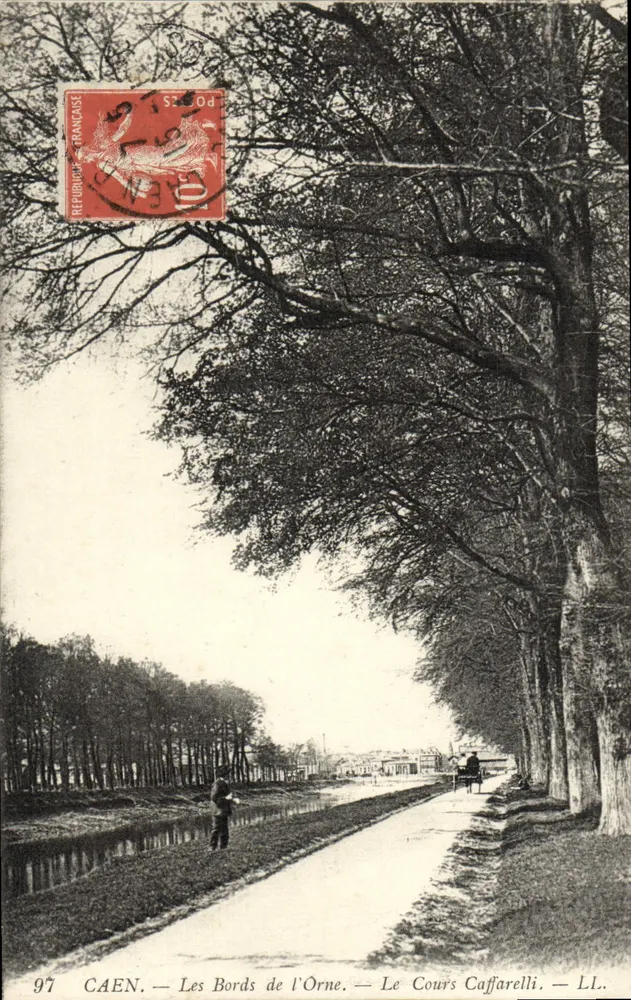 CAEN — Brzegi Orne — Cours Caffarelli — LL. - Awers