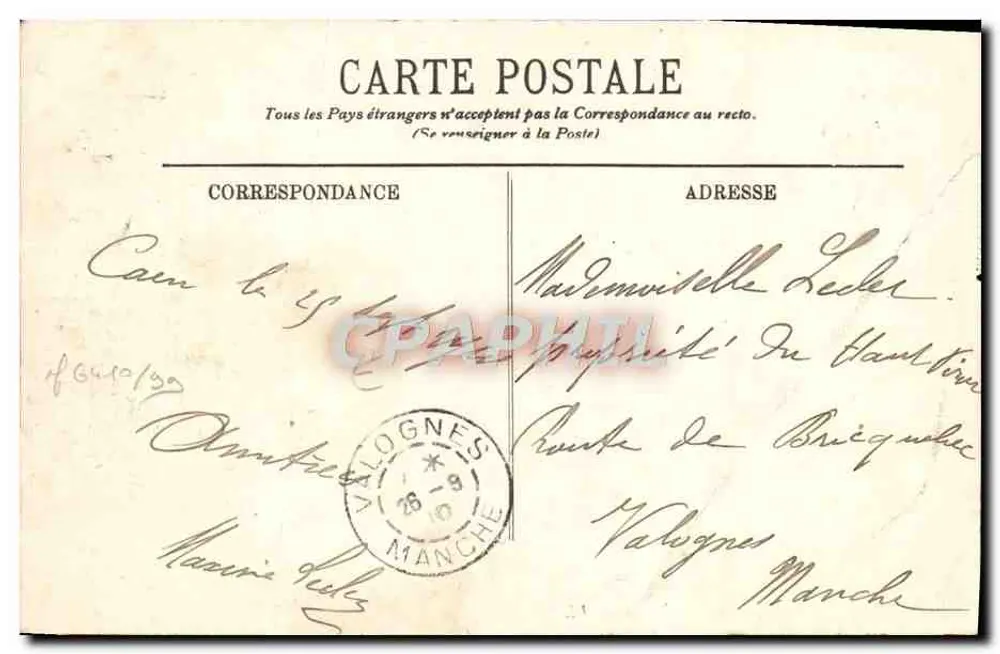 CAEN — As margens do Orne. — LL. — N° 161 - Verso