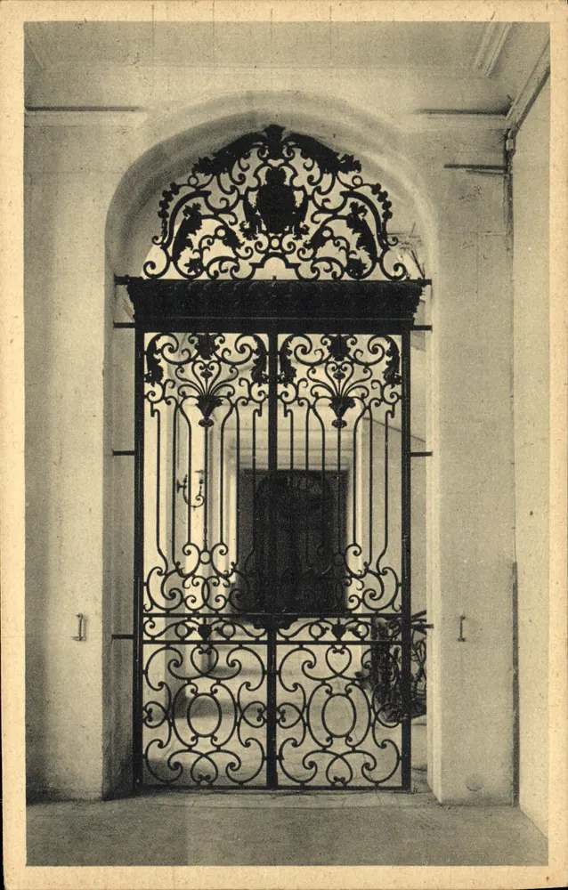 Caen — Lycée Malherbe (ehem. Abtei der Männer) — Gittertor - Vorderseite