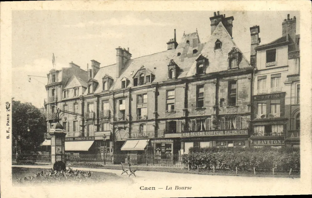 Caen — A Bourse — B.F. Paris, série Poiret N°10.18 - Frente