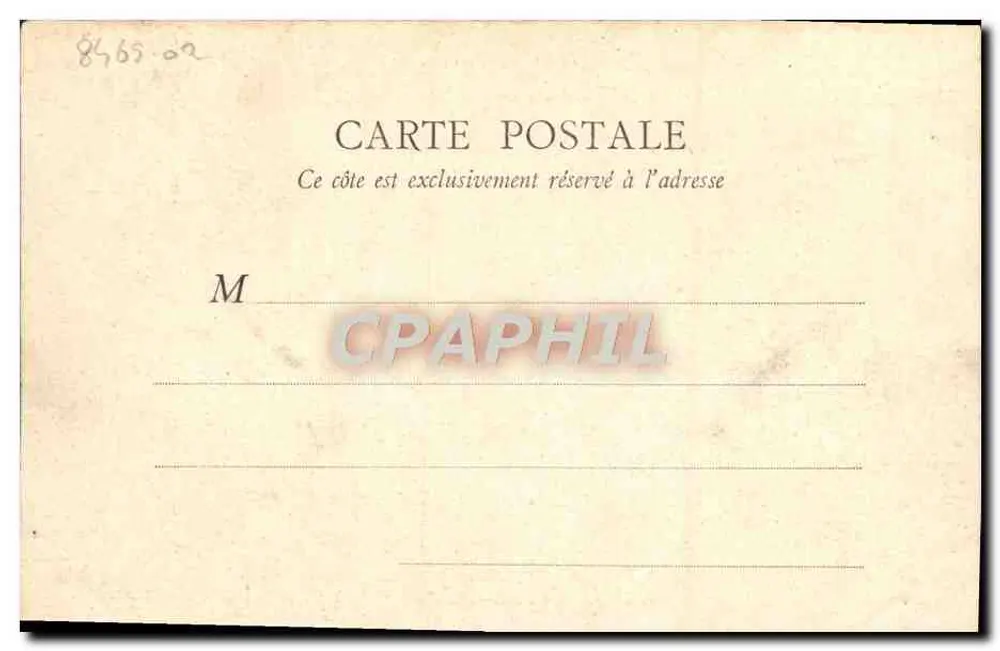 Caen — A Bourse — B.F. Paris, série Poiret N°10.18 - Verso