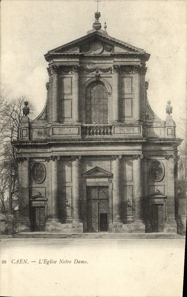 CAEN — A Igreja Nossa Senhora — Editor anônimo, n° 28 - Frente