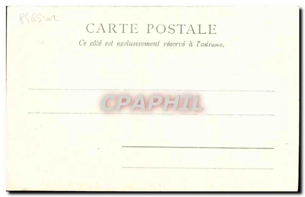 A Abadia dos Homens — Caen — Coleção P. Riehler - Verso