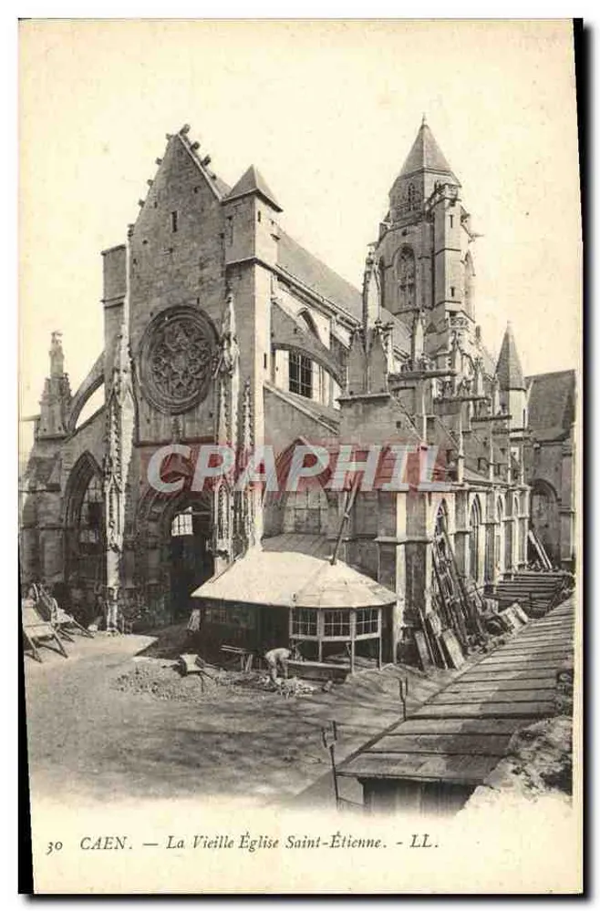 Caen — Die Alte Kirche Saint-Étienne — LL. Nr. 30 - Vorderseite