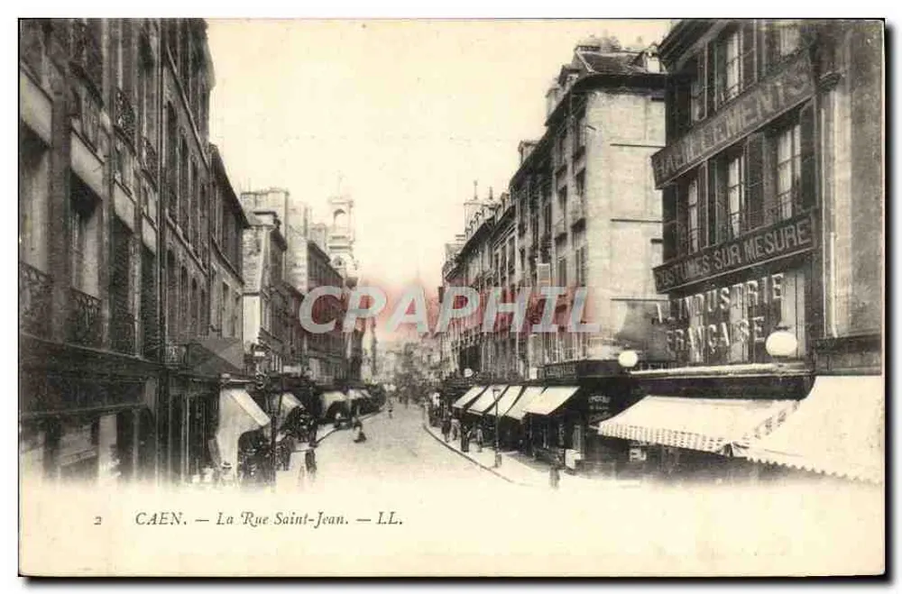 CAEN — La Rue Saint-Jean — LL. - Vorderseite