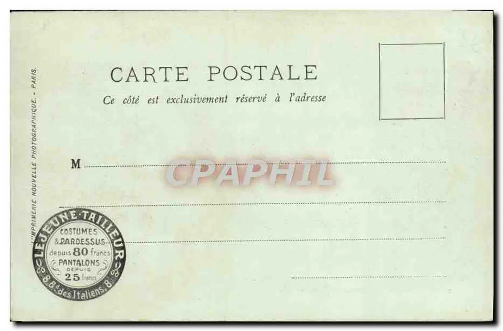 CAEN — La Rue Saint-Jean — LL. - Rückseite