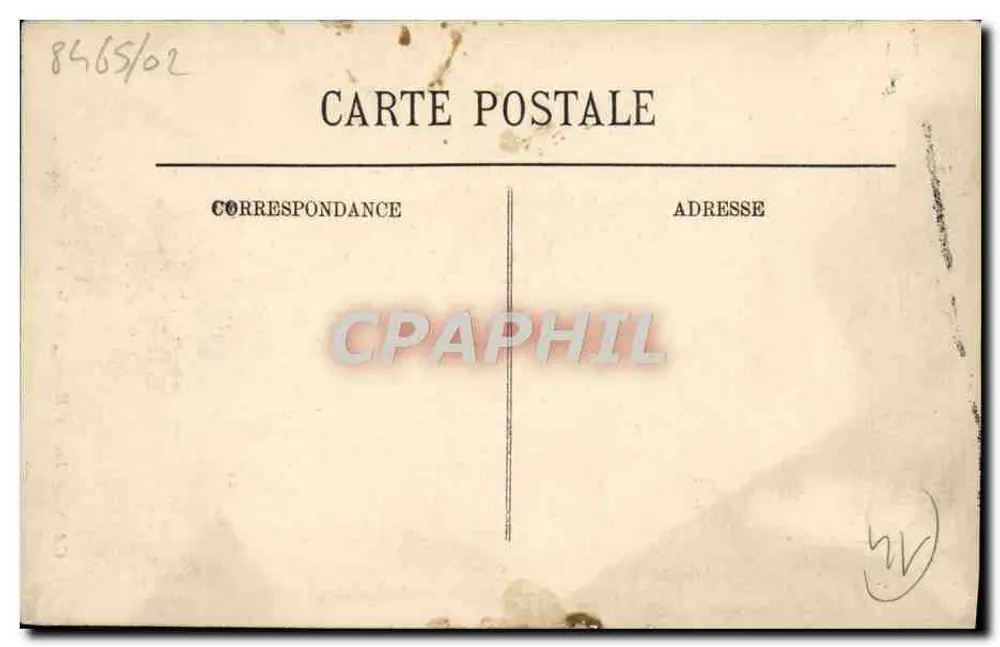 CAEN — Alte Häuser, Rue Saint Pierre — Levraud & Cie - Rückseite