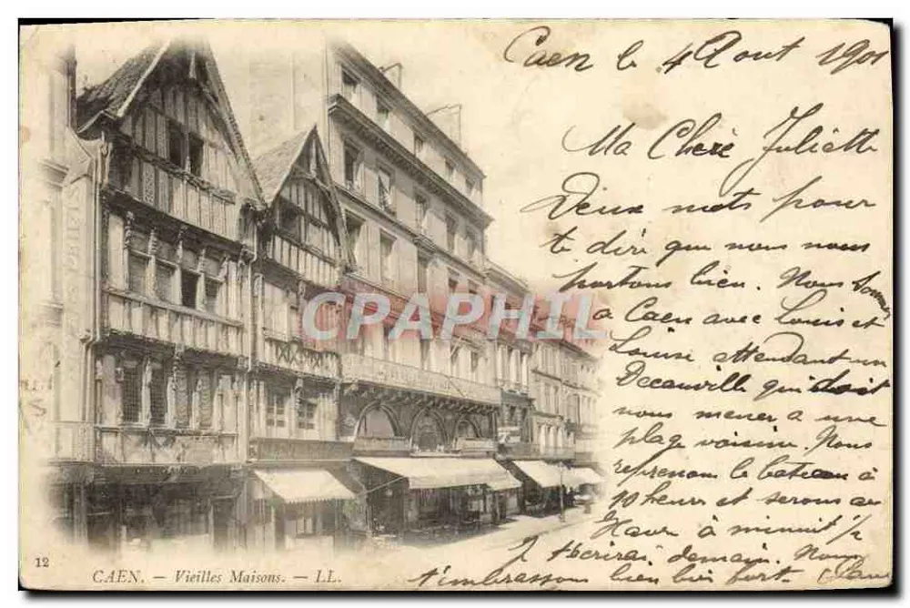 Caen — Velhas Casas — LL. n°12 - Frente