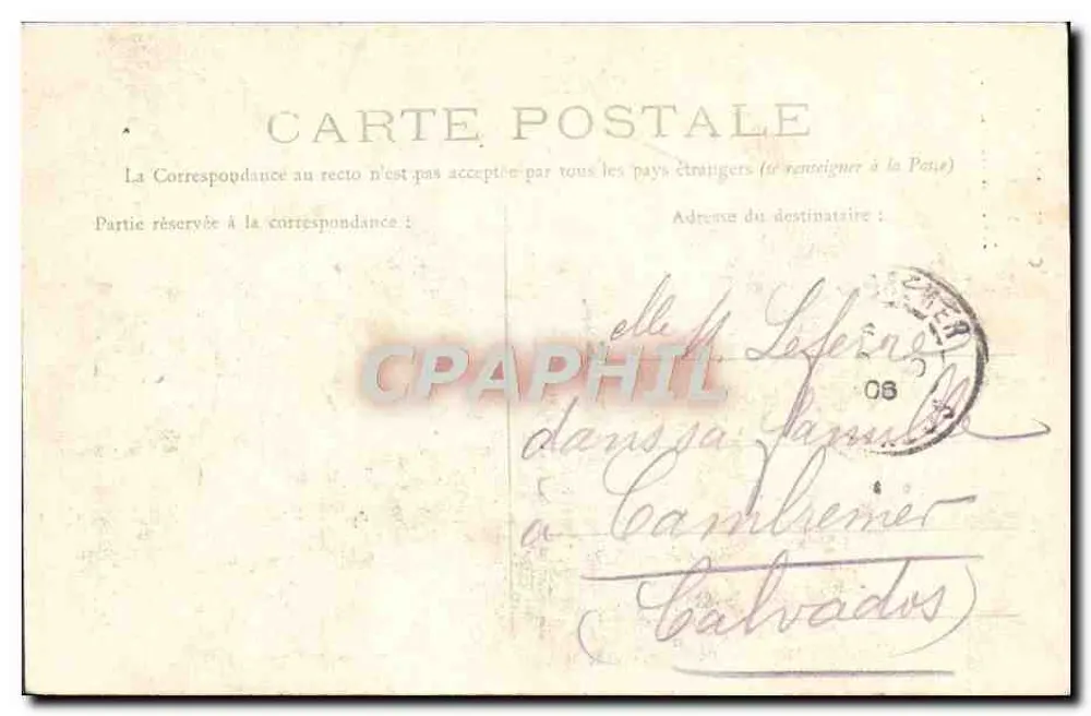 CAEN — Casa de Madeira Rua Saint-Jean — L.D. - Verso