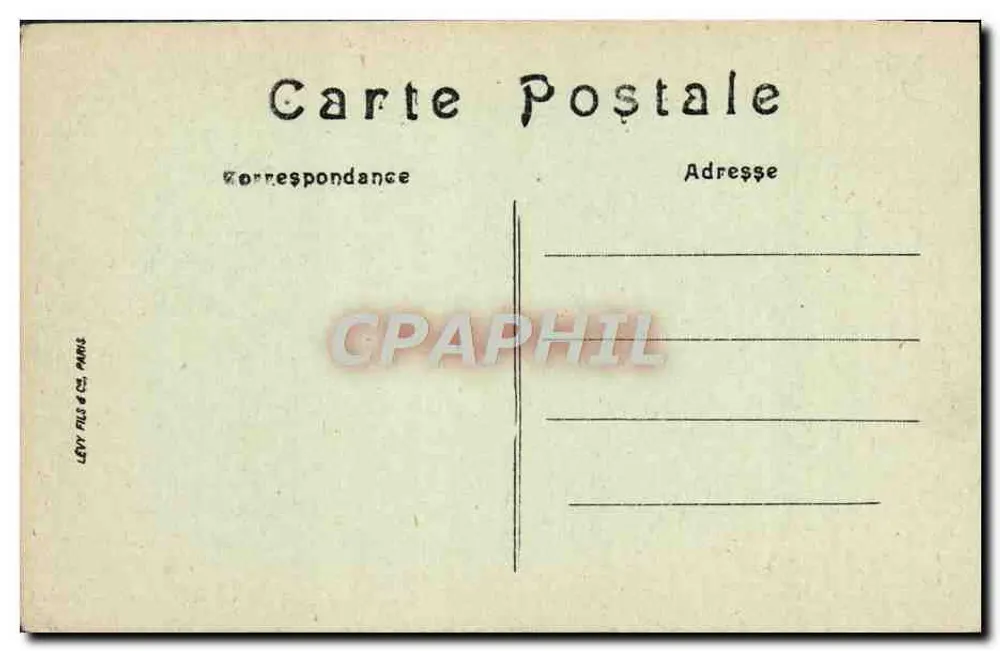 Caen — Panorama vom alten Saint-Etienne — LL. n°51 - Rückseite