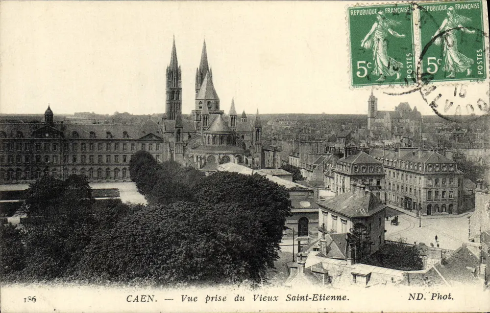Caen — Ansicht vom Vieux Saint-Etienne — ND. Phot. - Vorderseite