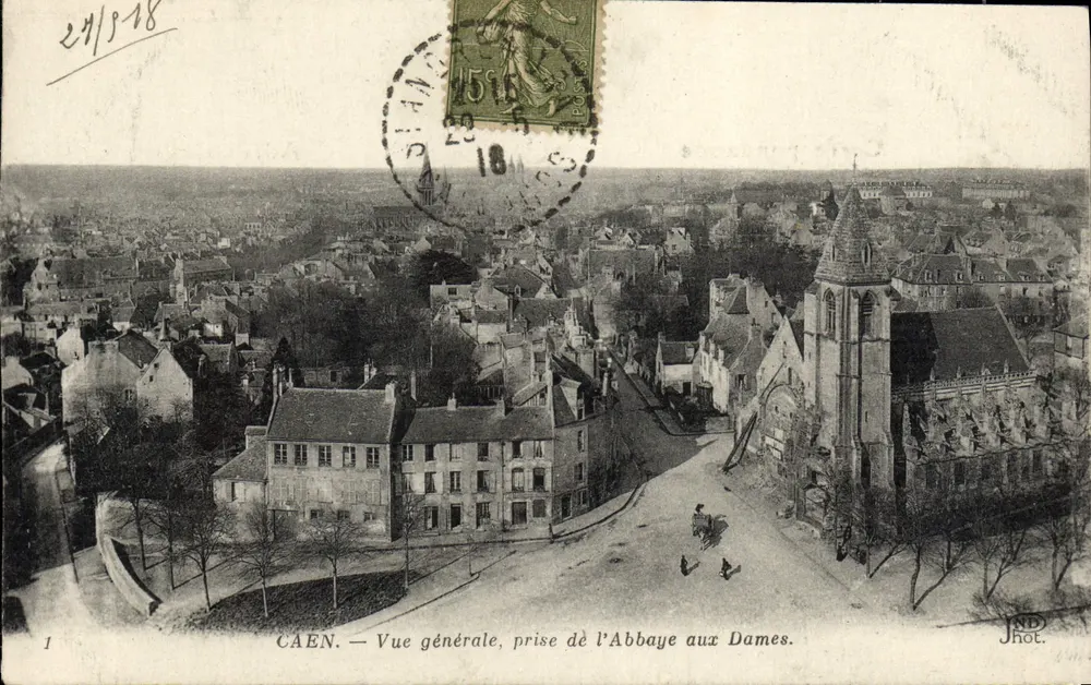 CAEN — Allgemeiner Blick, aus der Abtei der Damen genommen — Jhot. - Vorderseite