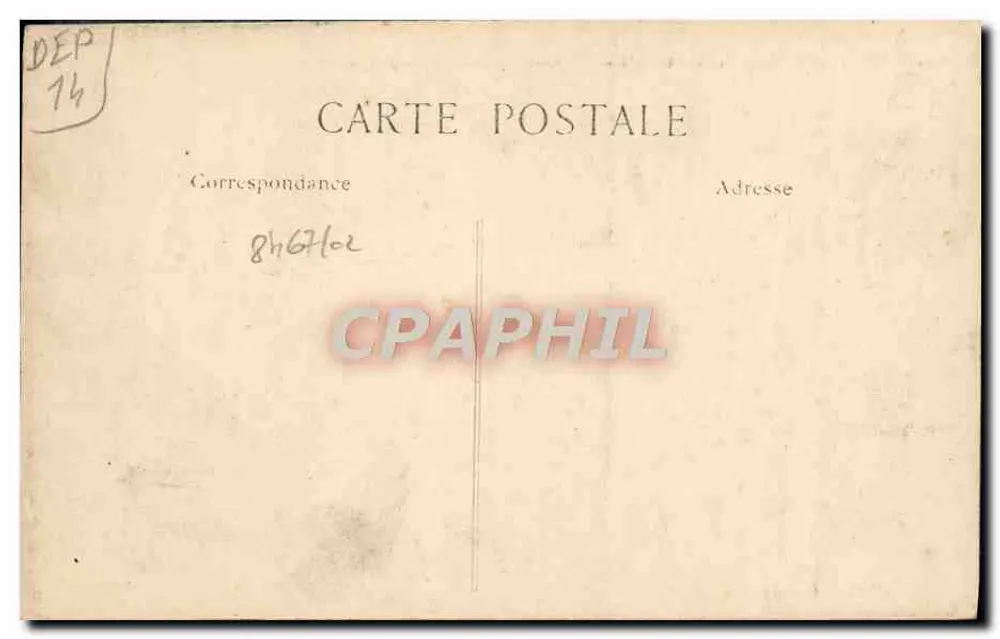 Caen — Panorama tirado da Abadia das Damas — Editor L. J. n° 133 - Verso