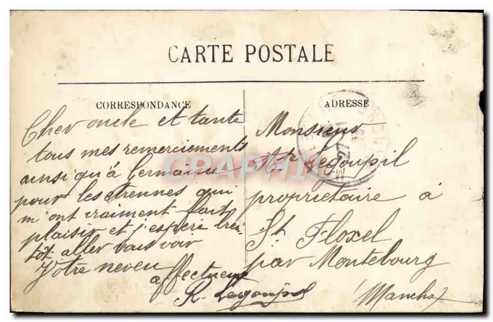 Caen — La Tour Leroy und Turm der Kirche Saint-Pierre — LL. - Rückseite