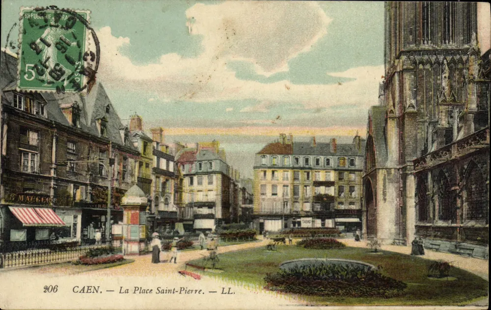 Caen — Plac Świętego Piotra — LL. n°206 - Awers