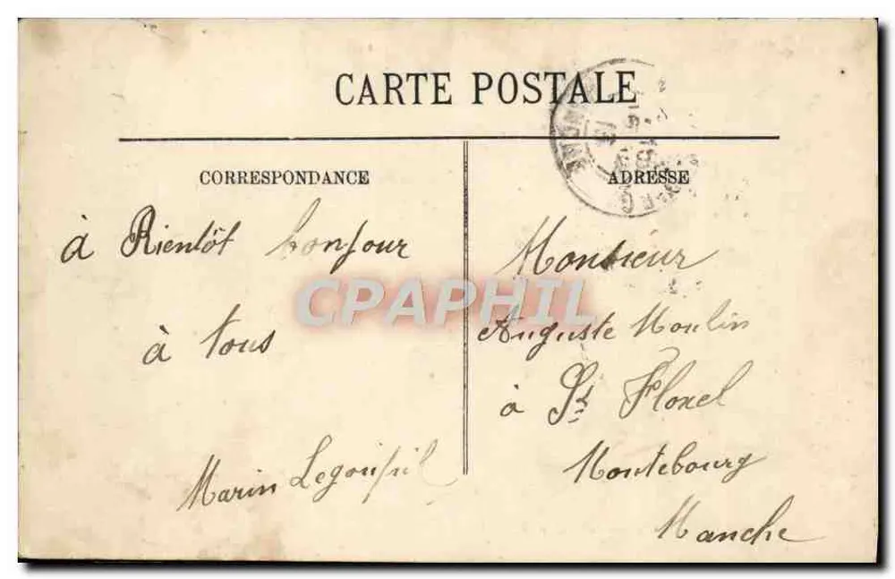 Caen — Plac Świętego Piotra — LL. n°206 - Rewers