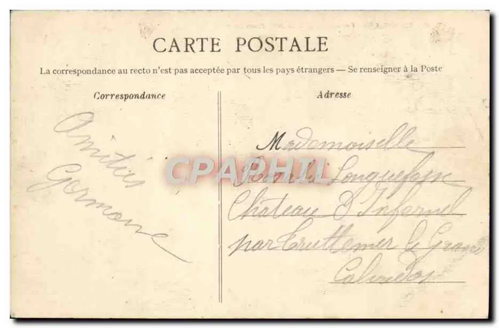 Trouville — Allgemeiner Blick auf den Pier und Promenade — Verlag R. NUNOUE - Rückseite