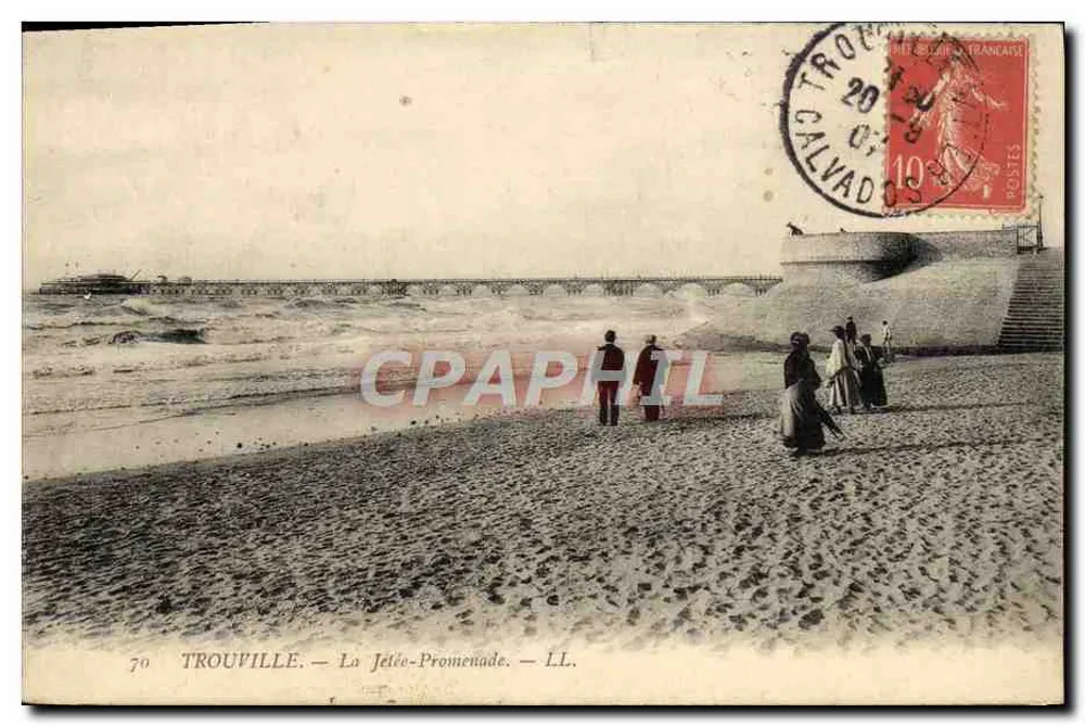 Trouville — La Jetée-Promenade — LL. n°70 - Frente