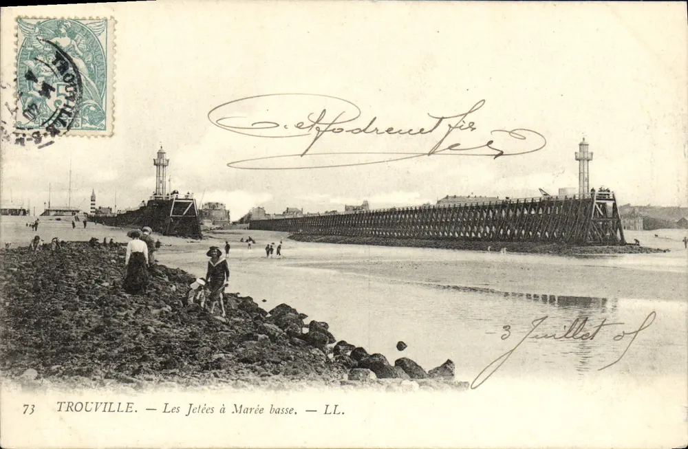 Trouville — As Pontas à Maré Baixa — LL. n°73 - Frente