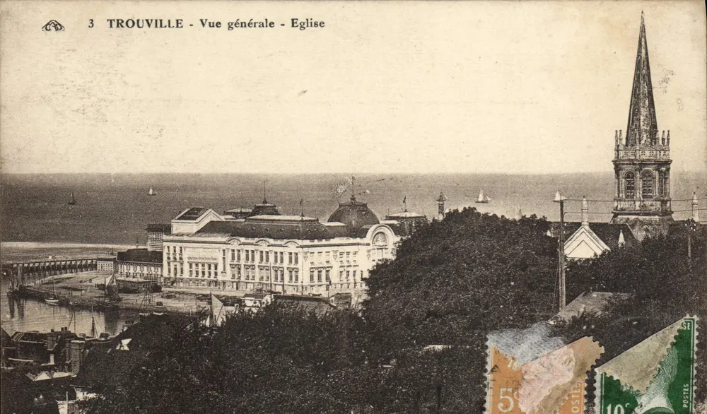 Trouville - Vista geral - Igreja - Frente