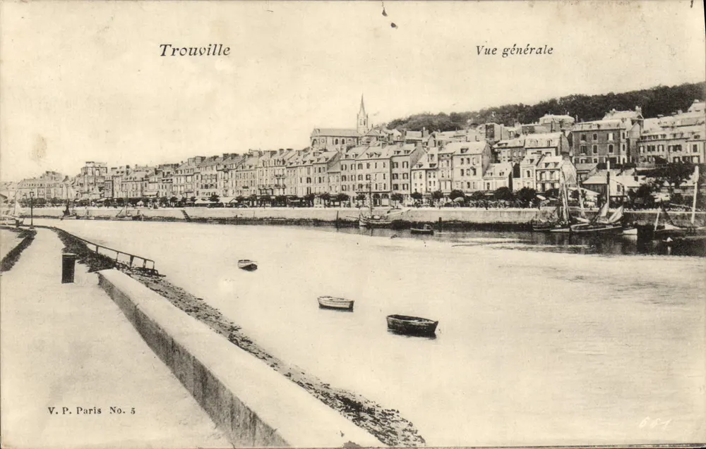 Trouville — Vista geral — V.P. Paris No. 5 - Frente
