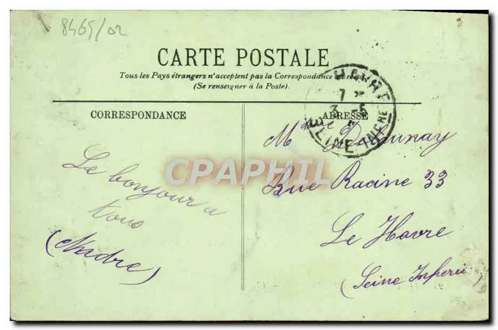 Trouville — Das Rathaus — LL. - Rückseite