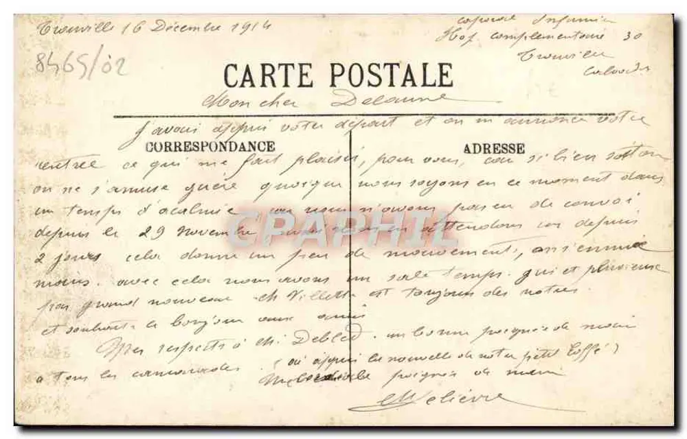 Trouville — Das Rathaus und das Casino — LL. — Nr. 155 - Rückseite