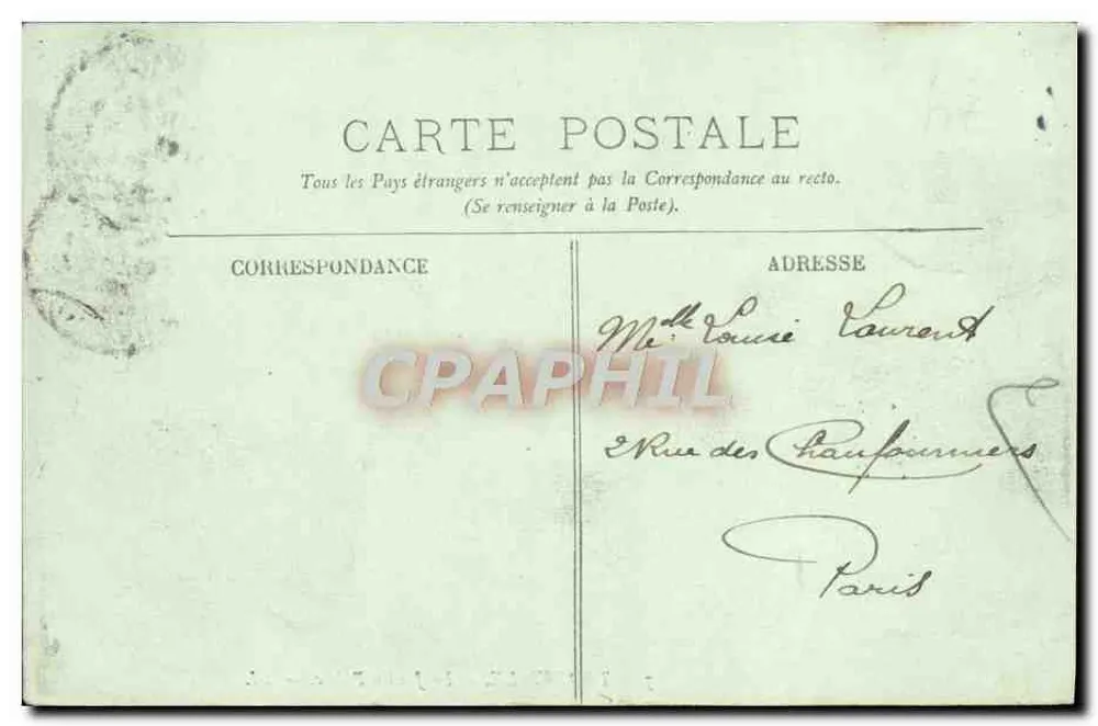 Trouville — O Jardim Público — LL. n°7 - Verso